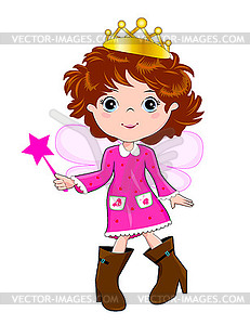 Little Princess - vector image