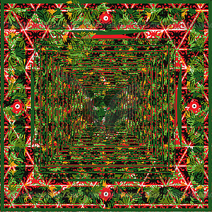Creative patterned texture - vector image