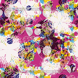 Patterned texture Valentine`s Day - vector clipart