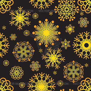 Creative seamless Christmas pattern - vector image