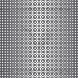 Shiny metal circles seamless silvery dotted pattern - vector image