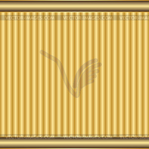 Блестящий золотой бесшовные полосатый рисунок - векторное графическое изображение