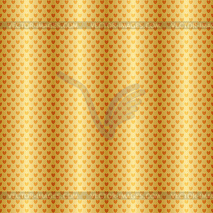 Shiny gradient gold seamless striped valentine - vector clipart