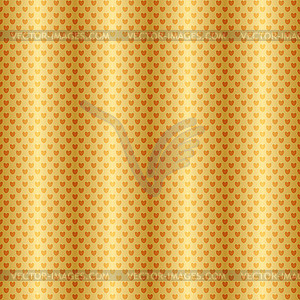 Shiny gradient gold seamless striped valentine - vector image