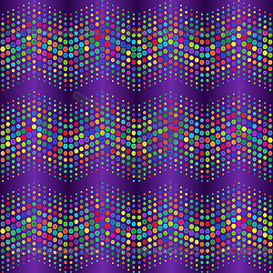 Seamless wavy gradient violet pattern with waves - color vector clipart