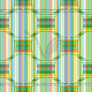 S pattern with white polka dots on striped - vector clip art