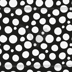 Seamless two-tone pattern with white large and smal - royalty-free vector image