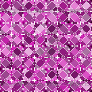 Seamless pattern with geometric shapes of pink hues - vector image