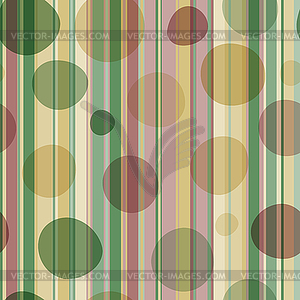 Seamless retro pattern with pastel stripes - vector image