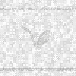 Seamless pattern with silvery flovers - vector EPS clipart