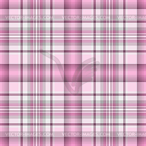 Seamless pink-gray-white checkered pattern - vector image