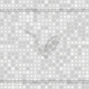 Light gray silvery seamless pattern with balls - vector image