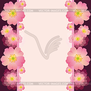 Festive greeting card for birthday and wedding - vector image