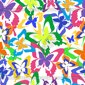 Background seamless pattern with colorful - vector clipart / vector image