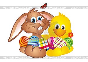 Easter Bakhground - royalty-free vector clipart