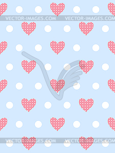 Gentle romantic pattern - vector clipart