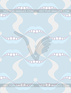 Delicate marine seamless pattern - vector clipart / vector image