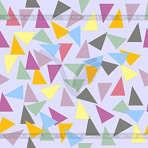 Abstract seamless geometric pattern with varicolore - color vector clipart