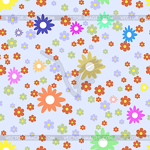 Seamless floral pattern - vector image