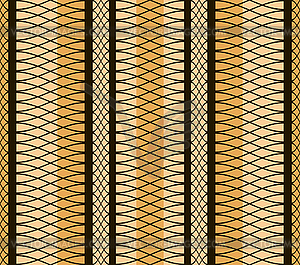 Elegant seamless pattern of interlacing curves - vector EPS clipart