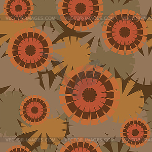 Fashionable seamless pattern of psychedelic - vector clipart