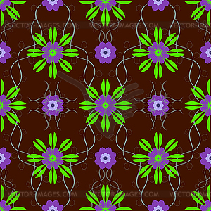 Beautiful seamless floral pattern - stock vector clipart