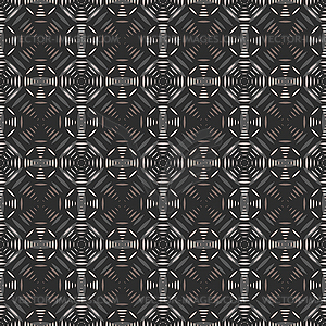 Abstract seamless pattern of geometric shapes - vector clipart