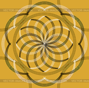 Elegant refined abstract seamless print - vector image