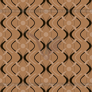 Abstract elegant seamless geometric pattern in blac - vector image