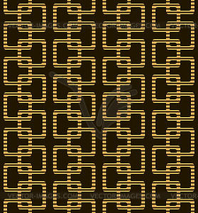 Abstract seamless geometric pattern in black and - vector clipart