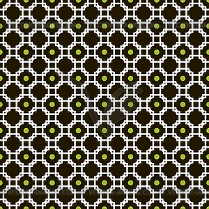Elegant seamless pattern of crossed graceful - vector clipart