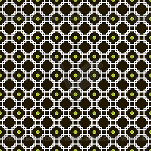 Elegant seamless pattern of crossed graceful - vector clipart