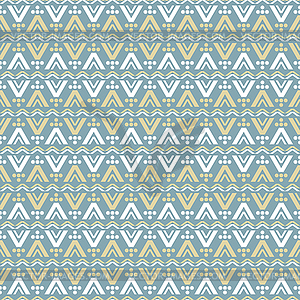 Abstract seamless pattern with ethnic motifs - vector image