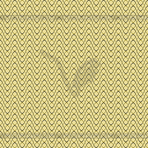 Abstract seamless wavy pattern in olive colors - vector clipart