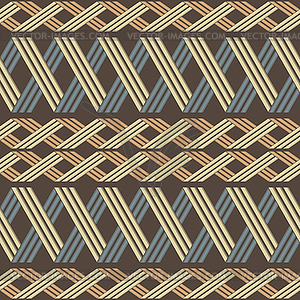Elegant ethnic seamless pattern with horizontal - vector image