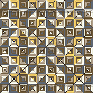 Seamless pattern of square blocks divided by - vector image