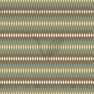 Elegant seamless pattern of rhombuses in vintage - vector clip art