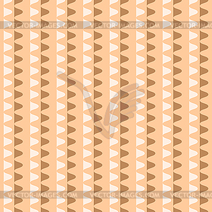 Vertical rows of undulating shapes seamless pattern - vector clipart