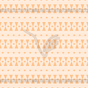 Hourglass shapes and small ovals seamless pattern - vector image