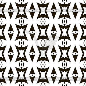 Seamless pattern with arrow shaped and polygonal - vector clipart