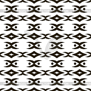 Elegant seamless black and white pattern - vector clipart