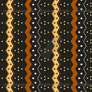 Abstract seamless pattern with ethnic motifs - vector image