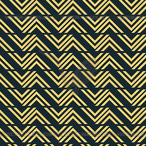 Seamless pattern of V shapes forming peculiar zigzag - vector clipart