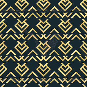 Abstract seamless pattern of V shaped elements - vector clip art