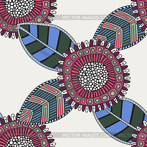 Seamless floral pattern, decorative background - vector image