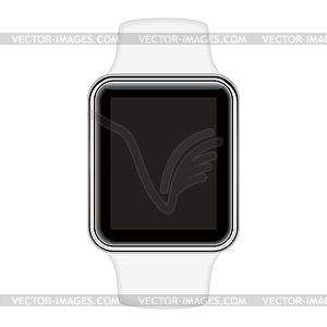 Isolated image of smart watch - vector clipart