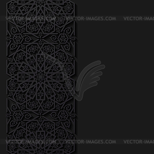 Abstract background with floral pattern - vector clip art