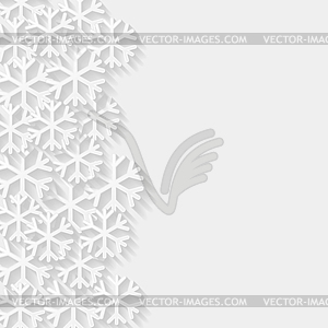  Abstract background with snowflakes - vector clipart