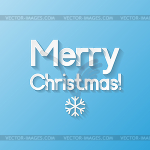 Merry Christmas greeting card - vector clipart