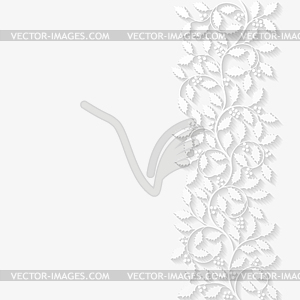 Floral background with holly. Vector illustration - vector clip art